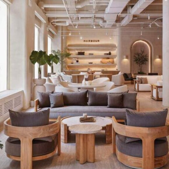 New FERN Set of 2 Charcoal Gray 100% Linen Pillow Covers, 20”x20” - Picture 2 of 13